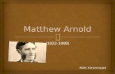 Matthew Arnold's Biography and Analysis of his Dover Beach