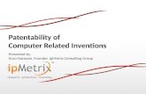 Patentability of Computer Related Inventions (CRIs) in India