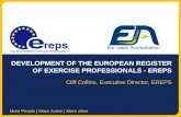 Development Of EREPs - EHFA - Cliff Collins