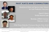Fast Katz and Commuters