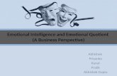 Emotional intelligence and emotional quotient ( business perspective)