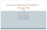 Cross cultural conflict – gung ho novid