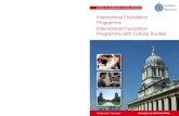 International Foundation Programme with Cultural Studies - University of Greenwich- Intelligent Partners
