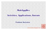 MobAppDev (Fall 2014): Activities, Applications, & Intents
