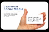 Govt Social Media Tips