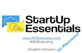 Startup Essentials for Sponsors - #SEBootcamp (English)