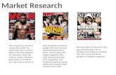 Market research with contents page and article