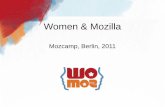 Women & Mozilla: what's been done & what's to come