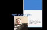 Matt dunnington power point