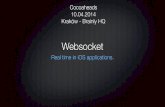 Websocket in iOS application to create real-time applications