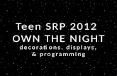 Teen SRP 2012 Statewide Webinar