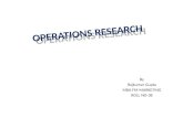 applications of operation research in business