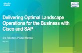 Delivering optimal landscape operations for the business with Cisco and SAP