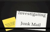 Investigating junk mail ppt