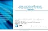 Voice over Internet Protocol: Policy Implications and Market ...