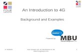 Introduction 4G
