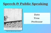 Preparing for Speeches and Public Speaking