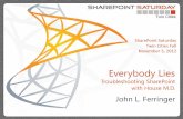 Everybody lies: Troubleshooting SharePoint with House M.D. - SPSTC fall 2012