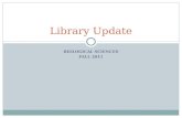 Biol library update-fall2011
