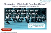 Clearwater HIPAA Audit Prep Boot Camp Tm V2