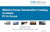 Solar PV a major electricity source - An IRENA View