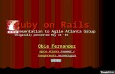 Ruby on Rails [ Ruby On Rails.ppt ] - [Ruby - [Ruby-Doc.org ...