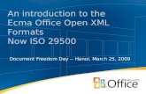 Open XML Formats For CIO's