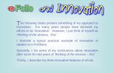 eFolio and Innovation