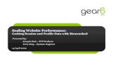 Gear6 and Scaling Website Performance:  Caching Session and Profile Data with Memcached