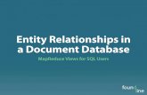 Entity Relationships in a Document Database at CouchConf Boston