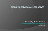 Optimizing Data Accessin Sq Lserver2005