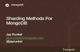 Sharding Methods for MongoDB