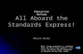 Standards Express: A Critique of National Education Standards