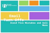 Email Turn-Offs-Avoid 5 Mistakes and Sell More