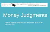 Money Judgments