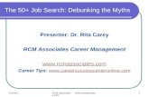 50+ Job Seekers:Debunking Myths