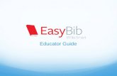 EasyBib - Instructional presentation for educators