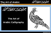 Calligraphy presentation