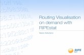 Routing Visualisation on demand with RIPEstat