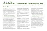Summerhill Community Ministries Newsletter Apr08