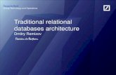 Traditional relational databases architecture
