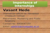 Why Internships are Important to College Students?