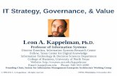 Kappelman   it strategy, governance, & value ho