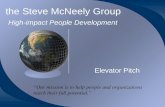 the Steve McNeely Group "Elevator Pitch"