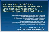 ACC/AHA 2007 Guidelines for UA & NSTEMI