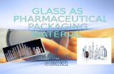 glass as pharmaceutical packaging material