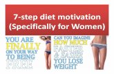 7 tips diet motivation (Specifically for Women)