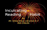 Inculcating reading habit