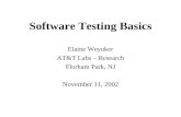 Software Testing Basics.