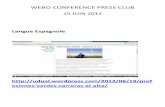Webo conference press club